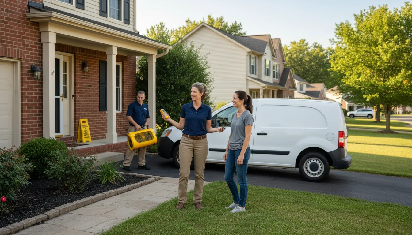 Water restoration image for Water Damage & Restoration Services in Windham, NH